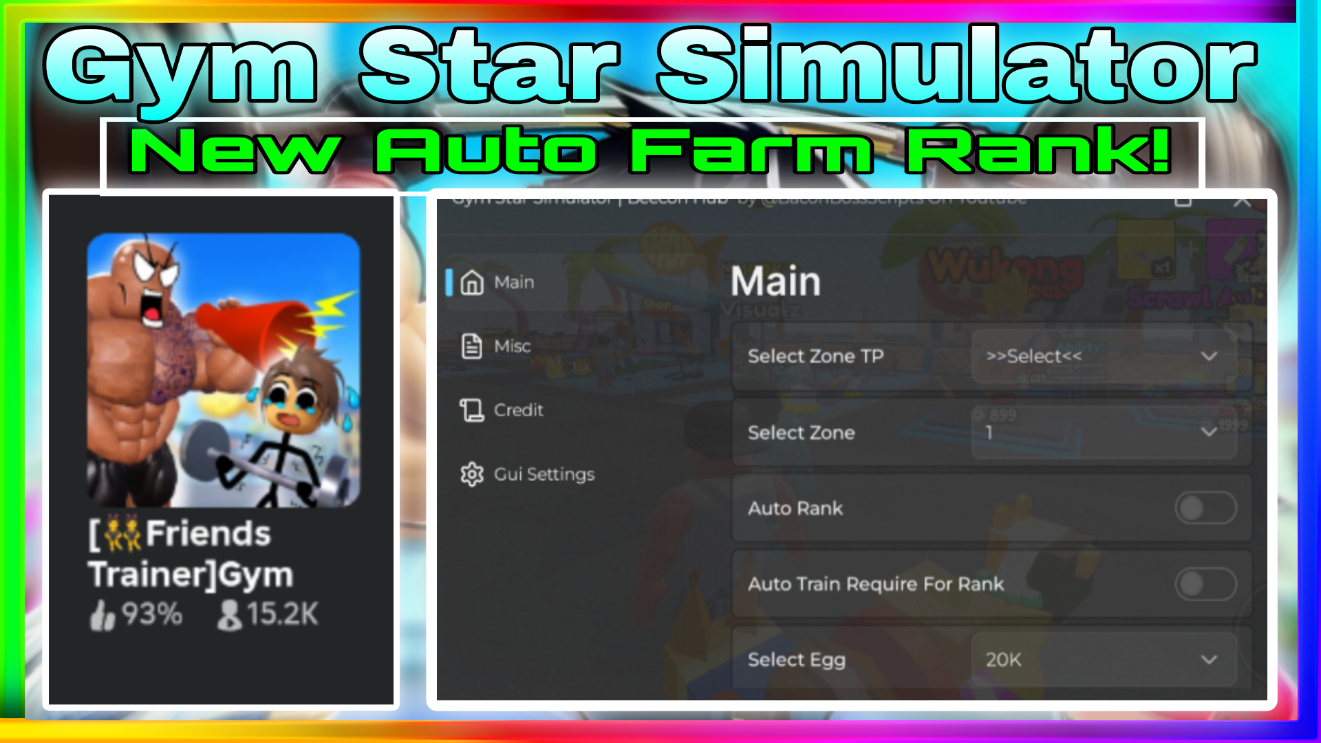 Gym Star Simulator Script Hack [Beecon Hub]