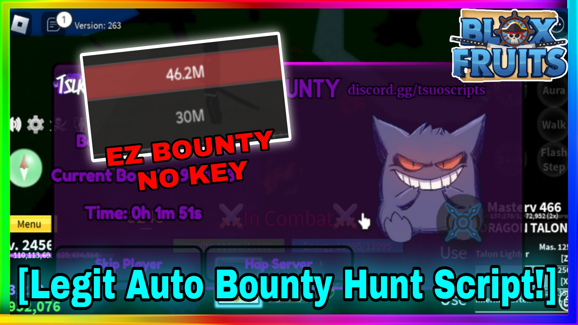 Blox Fruits Auto Farm Bounty Script [Tsuo Hub]