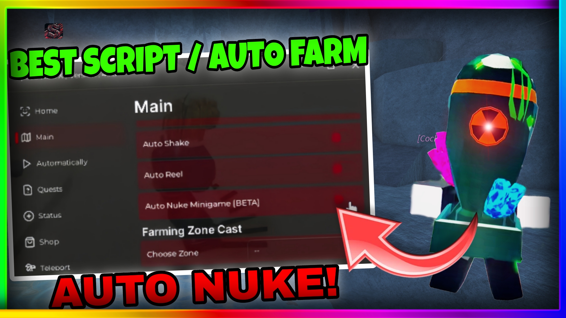 Fisch Best Script Hack KEYLESS OP! • DUPE + NUKE • Auto Farm Coins, Auto Quest, Auto Sell etc. [Speed Hub X]