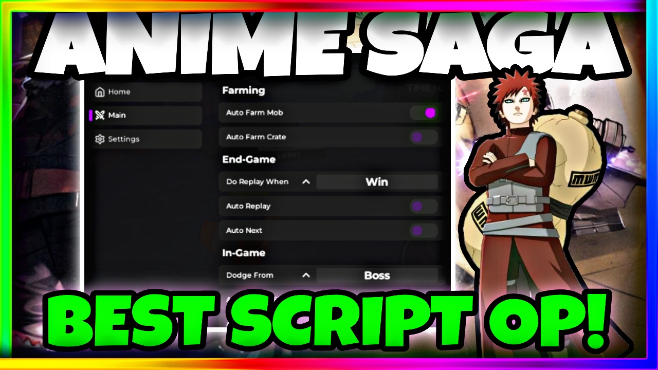 *NEW* Anime Saga Script OP! • No Key • Auto Farm Mob, Auto Play & MORE! |
