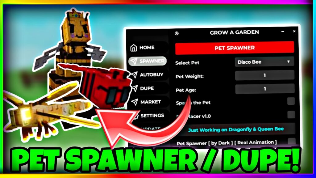 *NEW* Grow A Garden Script GUI • Pet Spawner | Seed Spawner | Dupe |