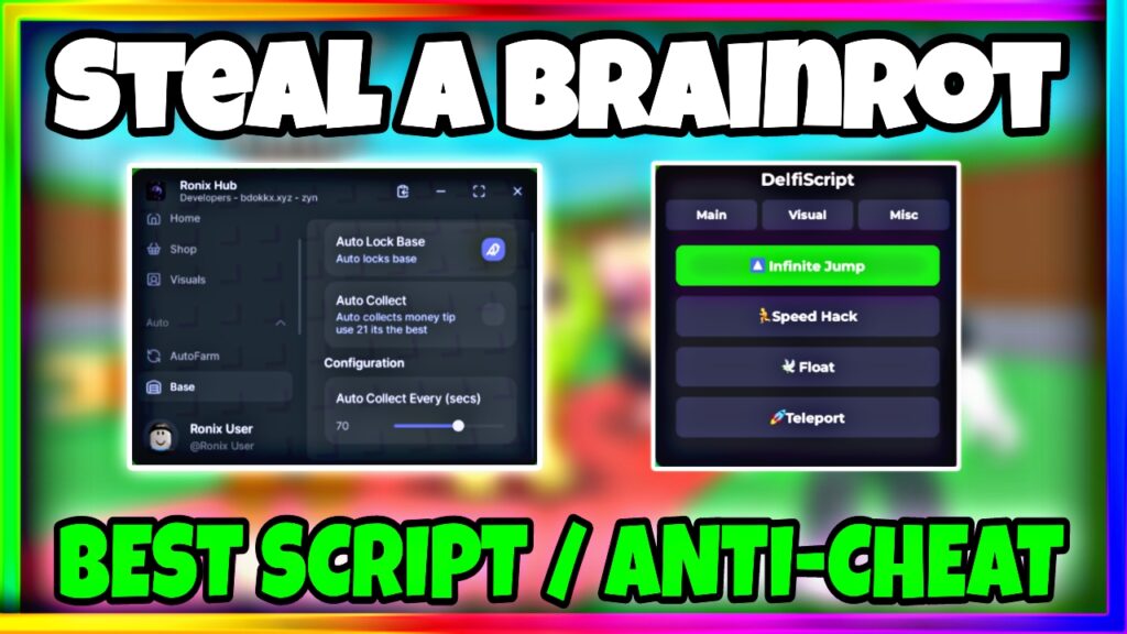 [NEW] Steal A Brainrot Script GUI | Auto Buy | Speed Hack | Infi Jump | Auto Close Base |