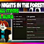 99 Nights In The Forest Script Gui • Bring All Items, Kill Aura, Auto Farm, Auto Rescue