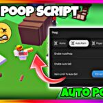 💩 Poop Script GUI Pastebin 2025 • No Key • Auto Poop, Auto Sell, Fling Walk |