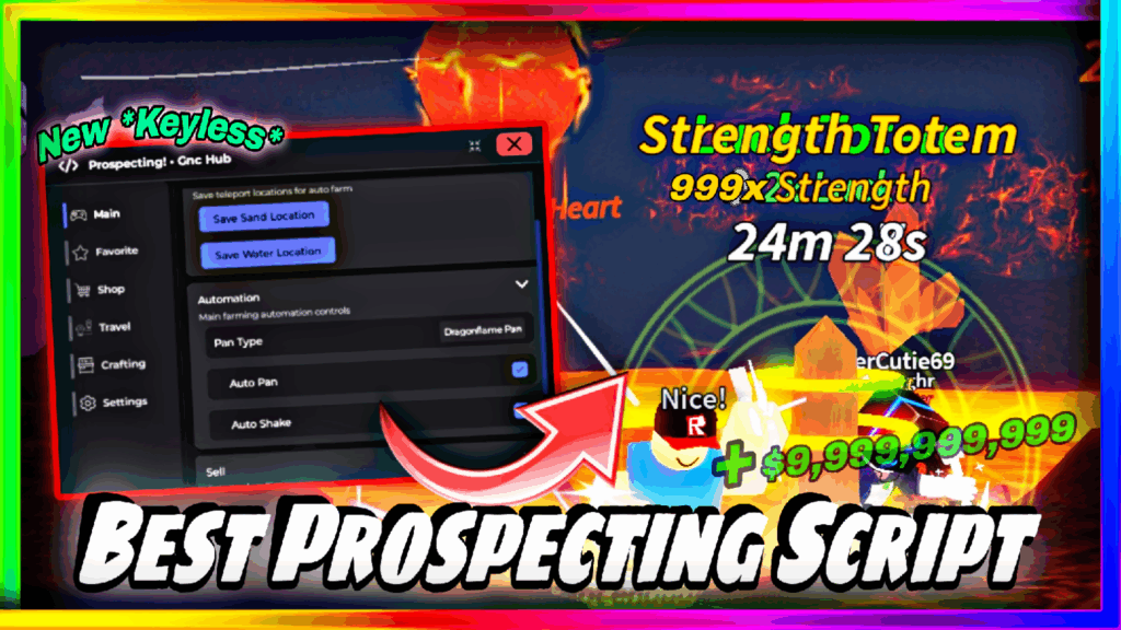 Prospecting Script Pastebin • No Key • Auto Farm, Auto Sell, Auto Favorite & MORE |
