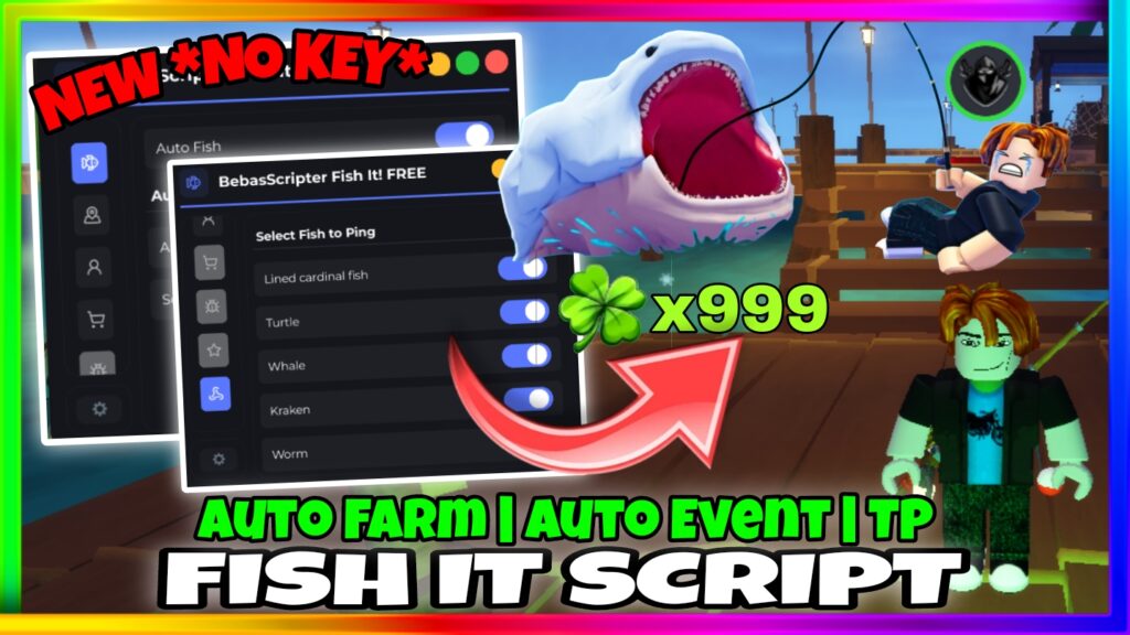 Fish It Script Pastebin • No Key • DUPE, Auto Fish, Auto Event, Fish Notifier & MORE |